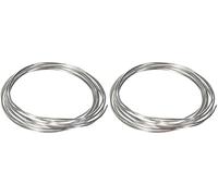 Rayher fil aluminium souple p bricolage 2mm ø rouleau 3m sct.-LS argent, 2417000 (Lot de 2)