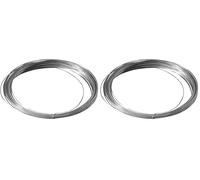 Rayher Fil argenté av. âme en cuivre p. arts créatifs 1 mm ø bobine 4 m, 2402200 (Lot de 2)