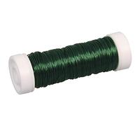 Rayher Fil bijoux à crocheter Ø 0,3 mm Bobine 50 m Vert foncé