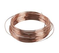 Rayher Fil de cuivre, cuivre, ø 0,60mm, L. 10m, 350 N/mm2, multi-usage, art floral, décoration, bijoux, Pâque, Noël-2401000