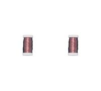 Rayher Fil de fer, fil de cuivre p. bricolage, 0,25 mm ø, Bobine 195 m, 2400200 (Lot de 2)