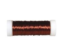 Rayher Fil de fer, marron, 1 bobine, ø 0,30 mm, 50m, multi-usage, art floral, bijoux, décorations -2405505