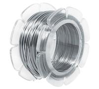 Rayher Fil acier inoxydable à modeler 0,5 mm (24079000) - extrêmement malléable - Silver