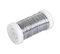 Rayher Fil floral en fer pour bricolage, bobine 100 m 0,35 mm ø, argent, 2425021, Platine