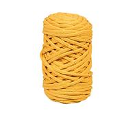 Rayher fil tressé Braidy Recycling, pelote 250g, 60m, Ø 4mm jaune miel, 42010166