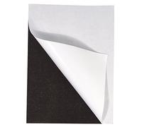 Rayher Film magnétique autocollant, noir,1 pce., 21X29cmX2mm, arts créatifs, bureau, tableau noir, tableau aimanté, pins-8959400