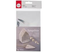 Feuille À Effet Miroir, 20x30cm, 1pce. , Argent