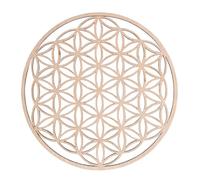 Rayher Fleur de Vie en bois, nature. 1 pce, ø 15cm, épaisseur 2-3mm, FSC Mix Credit, décoration, méditation, art-thérapie -46736505