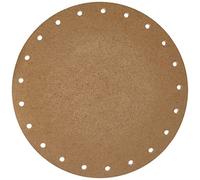 Rayher Fond de panier à tisser, rond 15cm ø, trous ø 3mm MDF, 6129200