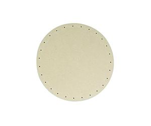 Rayher Fond de panier rond, nature, 1 pce., 20cm ø, trous ø 3mm, bois MDF, arts créatifs, panier, corbeille, osier-6129300
