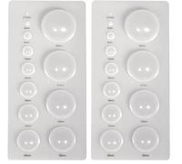 Rayher Gabarit Quilling hémisphères 18,5x9cm, ø 2,5-40mm, sct.-LS 1pce, 71939000 (Lot de 2)