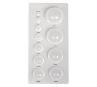 Rayher Gabarit quilling hémisphères 18,5x9cm, ø 2,5-40mm, sct.-LS 1pce, 71939000