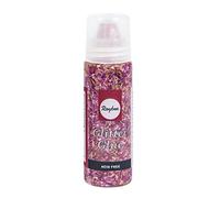 Rayher Glitter-Glue Space 30188264 Flacon de 50 ML Rose/doré