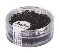 Rayher Hobby 1406734 Perles Indiennes de 4,5 mm de diamètre, Orange