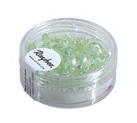 Rayher Hobby 14203835 Boîte de 50 Perles polies Olive Ø 6 x 4 mm