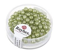 Rayher Hobby 14400432 Renaissance Lot de 85 Perles de Cire en Verre 4 mm