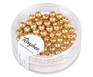 Rayher Hobby 14400616 Renaissance Perles en Verre Diamètre 4 mm