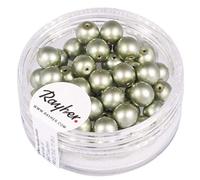 Rayher Hobby 14447606 Renaissance Perles en Verre Mat 6 mm Ø