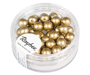 Rayher Hobby 14447616 Renaissance Perles en Verre Mat 6 mm Ø