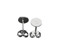 Rayher Hobby 2227921 SB-Btl Lot de 4 Clous d'oreilles Platine 6 mm