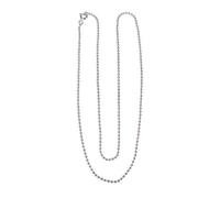 Rayher Hobby 22787606 Chaîne à billes 1,5 mm, argent, 60 cm, SB-Btl 1 pièce, normal