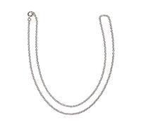 Rayher Hobby 22790606 Chaîne à maillons Argenté 50 cm 2 x 3 mm