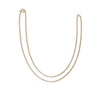 Rayher Hobby 22791616 Chaîne à maillons dorés, 60 cm, 2 x 3 mm, SB-Btl, 1 pièce, Normal
