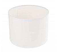 Rayher Hobby 2308302 Abat-jour, rond, diamètre 25 cm, hauteur 15 cm, 100 % polyester, pour lampe à poser ou à suspendre, également à peindre et à coller, blanc