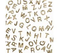 RAYHER HOBBY 3122706 - Cire Lettres, 9 mm, sous Blister. Lot de 2, H, Or