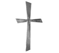 Rayher Hobby 31502000 decire Croix Argent 10,5 x 5,5 cm, sous blister 1struck