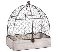 Rayher Hobby 46347000 Volière décorative, transparent, 25x14x28cm