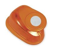 Rayher Hobby 69084000perforatrice Motif: Rond, Diamètre 7,6cm, Plastique/Métal, Orange, 2.3x 1.4x 0,9cm