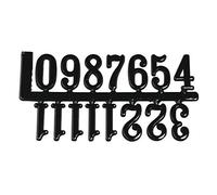 Rayher Hobby 8932200 Lot de Chiffres Autocollants pour Montre Noir 20 mm