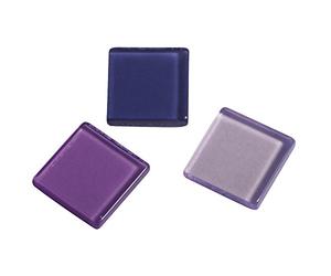 Rayher Hobby Mosaïque Acrylique, 1x1 cm, Transparente, Violet,