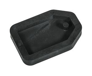 Rayher Hobby Moule à bijoux en forme de médaillon en plastique Noir 2,3 x 3,9 cm
