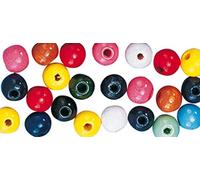 Rayher Hobby perles en bois 6 mm 6 mm 49 Mélange 115 St