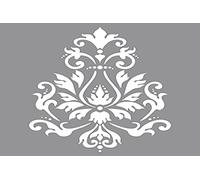 Rayher Hobby Pochoir, 30,5 x 30,5 cm, sous blister, 1 pièce Motif brocart