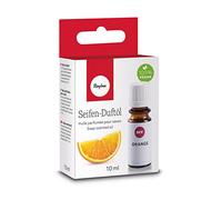 Rayher Huile parfum savon, senteur «orange», 10ml, 100% végétalien, capuchon sécurisé, testé dermatologiquement, aromathérapie, savon, diffuseur-34255000