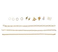 Rayher Kit Bracelets Click & Match pour 3 Bracelets ou 1 chaîne, Or, 15418616