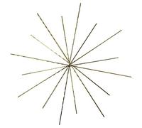 Rayher Kit créatif Étoile en fil d'acier pour perles 3 pièces Ø10/8 cm 0,6 mm