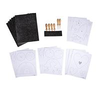 Rayher kit créatif, kit de piquage av. modèles XL 15X20 cm sct. 18pcs, 87210000, Mélangé
