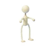 Rayher kit de bricolage poupée en bois et sisal sct.-LS 1pc 14 cm beige, 6129800