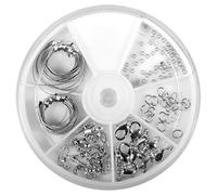 Rayher Kit de démarrage fabrication de bijoux 5 div. accessoires argent, 2248522, Taille unique