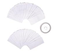 Rayher Kit Mini Fleurs en Papier 3D sachets p. 4 Fleurs Blanches 21cmø, 67404000