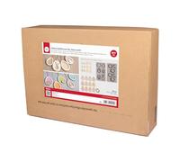 Rayher Kit Moules Silicone Lapins et œuf Div. Motifs + Miniatures Bois, 36205000
