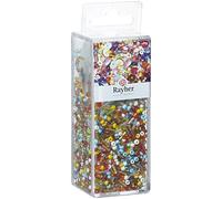 Rayher Kit paillettes et perles en verre + fil, 12.7x4.4x4.0 cm, Bunt
