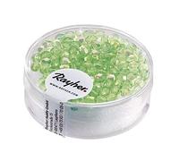 Rayher kit Perles facettées en Verre 3 mm ø boîte 100 pces Jaspe irisé, 14202835