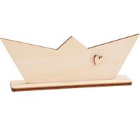 Rayher kit petit bateau en bois à poser FSCMixCre 11,5x4cm 15pc nature, 64660505