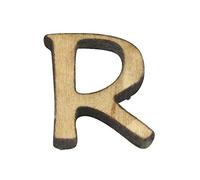 Rayher Lettre en Bois de 6217700, 2 cm, R