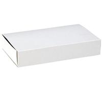 Rayher lot de 12 grandes boites allumettes vides boites personnalisables pour la décoration et le bricolage boîtes en carton pratiques 11 x 6 5 x 2 cm blanc
